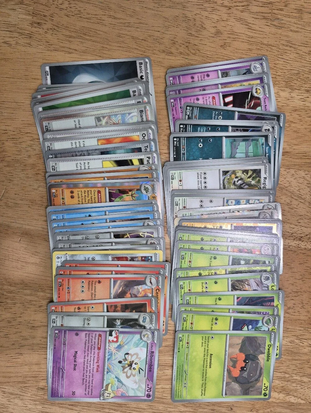 Pokemon misc card bundle 75 cards with  collectible mini tin